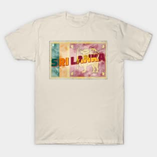 Sri Lanka Vintage style retro souvenir T-Shirt